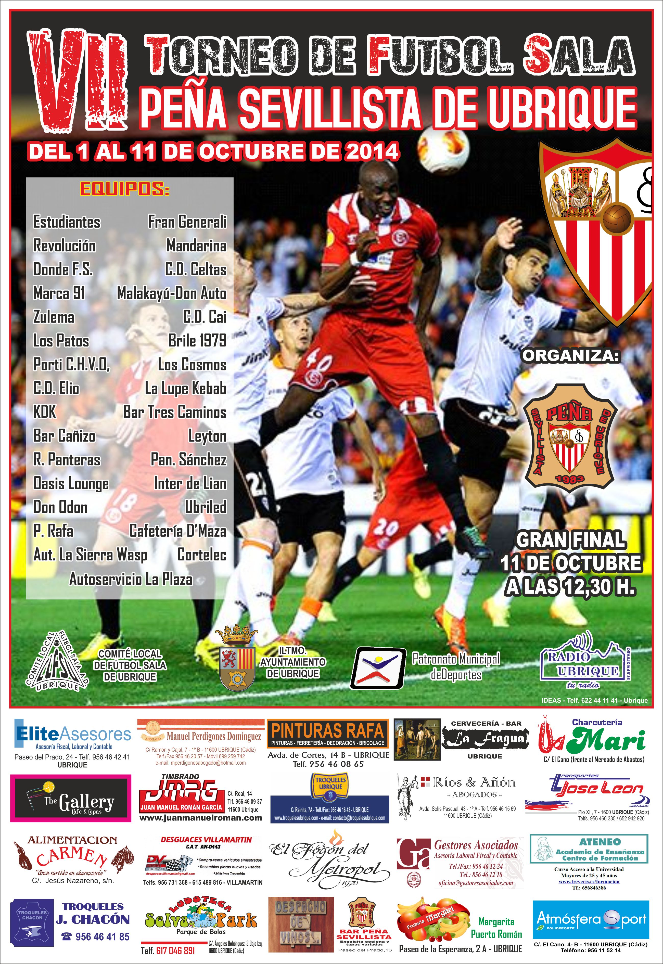 cartel futbito 2014